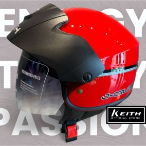 [NEW]Keith Cruiser V3- J Cruise- Topi Keledar Terbaru /  Special Edition 2025/ Half Helmet with 2 Tone Visor/ 9 Colors Available