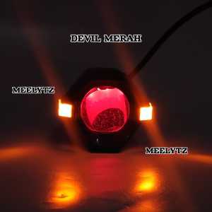 CR7 C643 - Lampu Tembak Biled Blue Lens 3inc