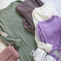NATALIA- CLARISSA TOP KNIT RIB /  Clarissa Panjang Turtleneck. 