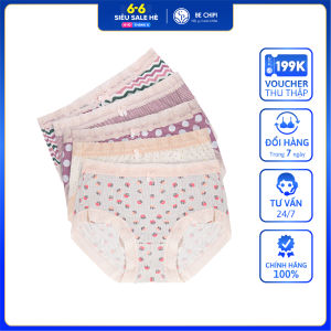 Combo 3 Quần Lót Cotton Giấy Mỏng Nhẹ Siêu Thoáng Freesize 45-65kg By BECHIPI - QL5514