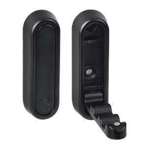 2 cái thanh lịch Gấp Móc treo đồ gắn tường cho áo khoác khăn tắm và Ba lô hợp kim nhôm vòi hoa sen móc móc trang trí