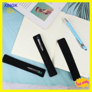 XINGK กระเป๋าใส่ปากกากำมะหยี่50ชิ้นที่ใส่ปากกาแบบเดี่ยวกระเป๋าใส่ดินสอ