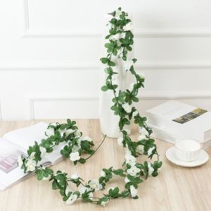 [HCM] 2.3M 42 Đầu Dây leo hoa hồng lụa dáng dài trang trí siêu đẹp -GL314