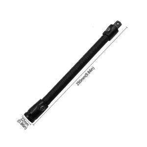 1/2 Electric Drill Screwdriver Bit Flexible Hose Cardan Shaft 1/2 Connection Metal Extension Rod Link Tool Bendable