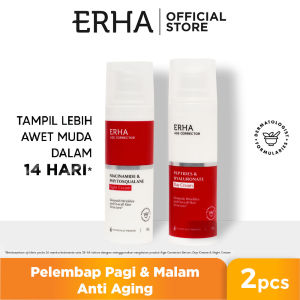 ERHA Bundle Age Corrector Day & Night Moisturizer 30g - Krim Anti Penuaan Pagi & Malam