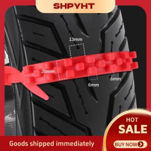 SHPYHT✨ 10pcs Universal Anti-skid Chain For Motorcycle Bicycle Tire Wheel Tie Outdoor Emergency Tire Snow Chain Accessories Winter