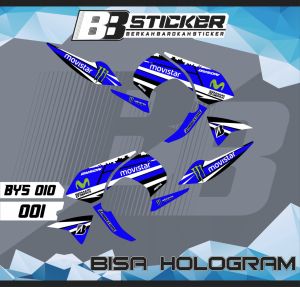 Sticker Stripping Variasi Yamaha Byson BISA HOLOGRAM Striping Motor Byson Bys 10