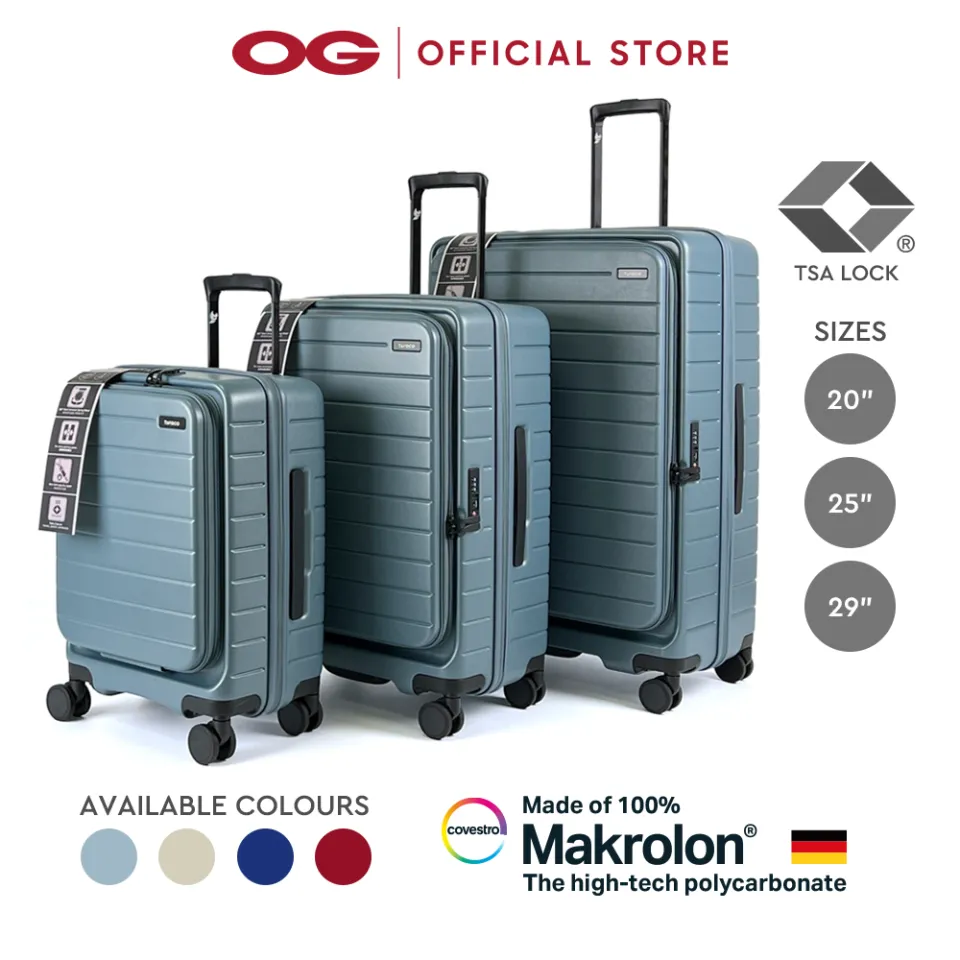 turaco Silent Double Wheel Expandable Polycarbonate Hard Case