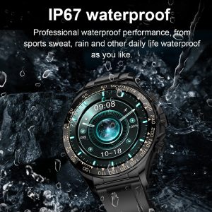 Smart Watch Men 1.55 Bluetooth Call Sport Tracker Voice Assistant Heart Rate Monitor Waterproof Mens Watches