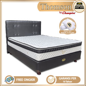 Springbed Kasur Bonnel Spring Plushtop & Pillowtop - Champion Springbed Thomson [JABODETABEK]