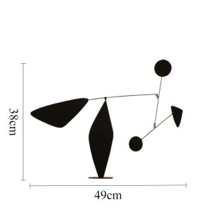 xpkQ Modern Simple Desktop Ornaments Dynamic Equilibrium Geometric Modeling Figurines Metal Creative Luxury Aesthetic Home Decor 5B8Q6