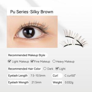 WOSADO Magnetic Eyelash Lash False Eyelash Reusable Natural Eyelashes Wosado Magnetic Eyelash Fake Eyelashes 3D WOSADO Magnetic Eyelash Lash False Eyelashes Natural Magnet Eyelash Natural 3D Eyelashes Patented Wosado睫毛悦瞳磁吸睫毛Wosado睫毛 悦瞳磁鐵假睫毛 磁吸假睫毛 吸鐵假睫毛