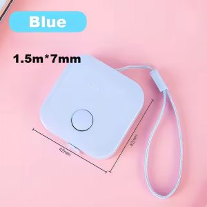 Deli Mini Measuring Tape 1.5M Portable Retractable Ruler Soft Tape Measure Tape Tool
