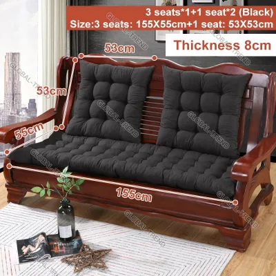 Chair Cushion Wooden Sofa Cushion Thickened Pearl Cotton Seat Mat Foam for Wood Sofa Soft and Foldable Suitable for Long Seat Cushions Recliner Cushions Floor Mats Office Pillows Throw Pillows Sofa Cushion sofa Foam Pad for Wood Set