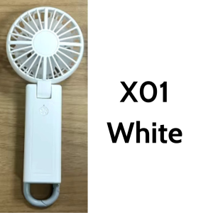 Portable USB Fan Mini Handheld 3000mAh Rechargeable USB Cooling Summer Fan 4 Speeds for Office Desktop Outdoor Hook Foldable
