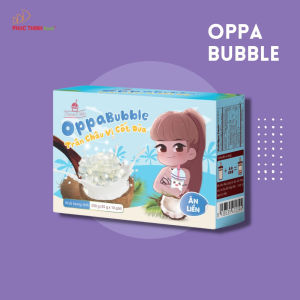 Hộp Trân Châu Ăn liền Oppa Bubble ( hộp 10 gói 350g ) - Nguyên Liệu Nấu Trà Sữa Sữa Tươi