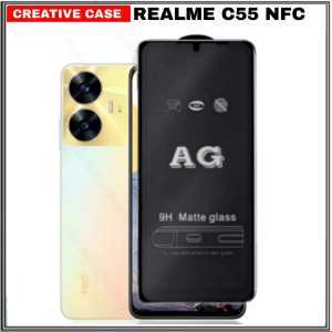 Promo Tempered Glass AG Matte Anti Fingerprint Realme C67 4G / Realme 11 4G 2023 / Realme C53 NFC / Realme C55 NFC / Realme C33 2022 Screen Protector