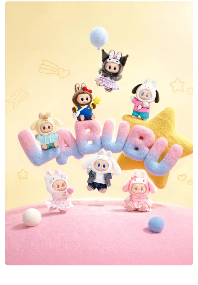 POP MART THE MONSTERS × Sanrio Characters Series-Vinyl Plush