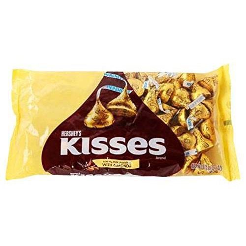 Hershey Kisses Creamy Milk Chocolate with Almond 315G BBF.01/11/25