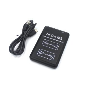 NFC RFID Reader Writer Dual-Frequency 125KHZ/13.56MHZ PM5 IC/ID Duplicator Card Copier with Decoding Function for Access Control