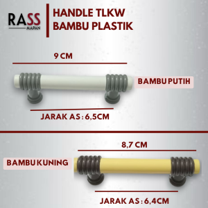 Handle Tarikan Lemari Laci OBRAL MURAH Plastik Bambu TLKW