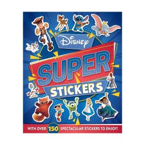 Disney Super Stickers & Activity Book With Puzzles Mazes Spot The Difference & Over 150 Stickers