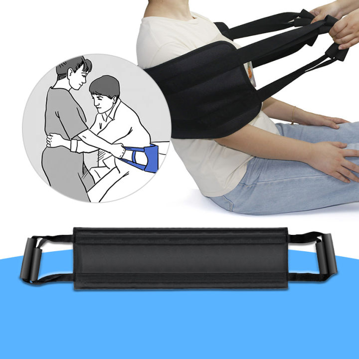 1pc Patient Padded Bed Transfer Nursing Sling, Safety Lift Aid Equipment  For Elderly, Patient Care Transfer Nursing Sling Handle Back Lifting  Activity