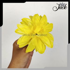 Kuntum Kepala Bunga Krisan Jumbo PCS SATUAN ARTIFICIAL /Artificial/artifisial/rose/grosir/import/putih/hiasan/palsu/Plastik/Dekorasi