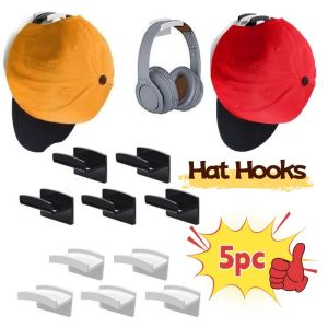 10pcs Adhesive Hat Hooks for Wall Organizer Racks Baseball Caps Strong Hold Cap Hooks