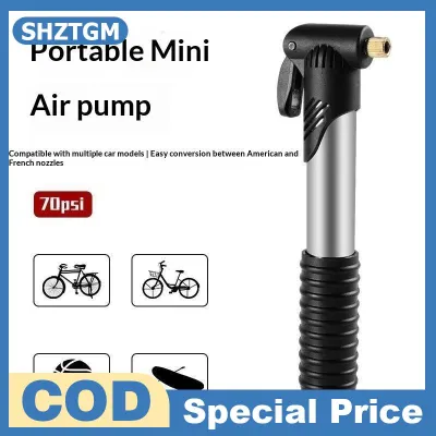 SHZTGM Cầm tay Mini Bike Bơm xách tay Inflator với khung bền cho xe đạp leo núi đường đi xe đạp lốp Lạm Phát