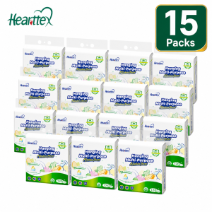 【DAILY ESSENTIAL】 【5Packs/Box】心相印Hearttex Hanging Kitchen Towels 120 Sheets 2-Ply Oil Water Absorbent Paper 210x225mm