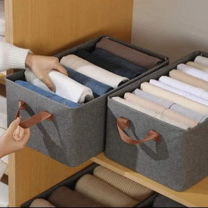 Large Foldable Clothes Organizer Storage Box Wardrobe Closet Drawer Organizer