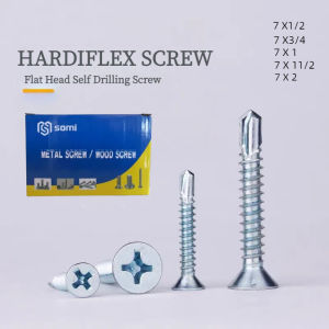 (PER BOX) Hardiflex Screw Flat Screw Window Screw Job Screw Metal Screw For Metal