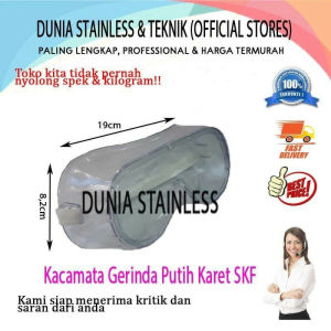 Kacamata Gerinda Putih Karet (SKF) pelindung mata