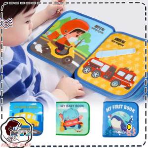 Baby Cloth Book Montessori Animal Cognitive Early Education Toy Fine Motor Skill Busy Book Kid Paste Book & Sensory Toy Gifts