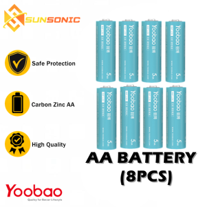 Yoobao AA/AAA Carbon Zinc High Capacity Durable Colorful Battery Multi Protection with Long Working Time