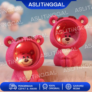 Strawberry Bear Lampu Tidur LED Lotso Lucu Hemat Energi Lampu Malam Hiasan Lampu Kartun Malam Kamar Tidur Lampu Tidur Bayi Menyusui Pelindung Mata Anak Lampu Malam Lampu Dekorasi Gift