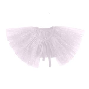 Lace Puff Collar Adjustable Belt Tulle Collar for Masquerades Stage Performances Victorian Styles Costume Collar