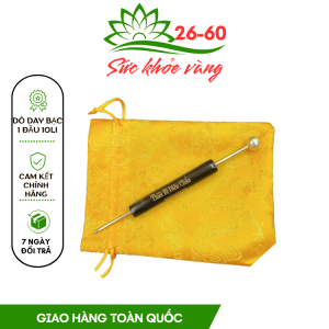 Dò Day Bạc 1 đầu 10li Thân Sừng - Dò Huyệt Trục Hàn Đánh Cảm - Dụng Cụ Diện Chẩn