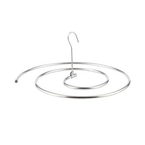 Spiral Bedsheet Hanger Space Saving Stainless Steel Rotating Quilt Drying Hanger Rack Clothes Blanket Towel Organizer