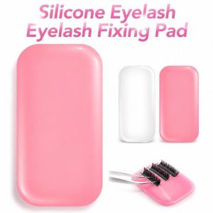 NOER Antistatic Eyelash Silicone Pad Transparent Reusable Eyelash Holder Pad Professional Silicone Lash Forehead Pad Eyelash Fixing