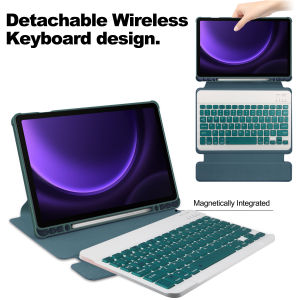 SMART FLIP ROTARY KEYBOARD CASE REDMI PAD 2 2025 CASING MAGNETIC BOOK COVER STAND VERTIKAL DAN HORIZONTAL