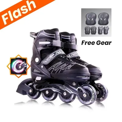 OFOPL Cougar MZS308N Adult Adjustable Removable Washable Inline Skate Roller Skating Shoes Roller Skates