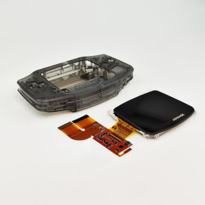 Full New Replacement GBA IPS V4 Laminated Screen LCD Kits for Gameboy Advance IPS 15 Levels High Brightness Gaming Screen with GBA Shell