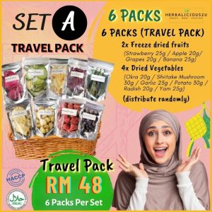 【HALAL】Gift Snack Dried Healthy Vegetable Fruit Snack | Diet Sayur Buah-buahan Makanan Kering Sihat | Herbalicious2u