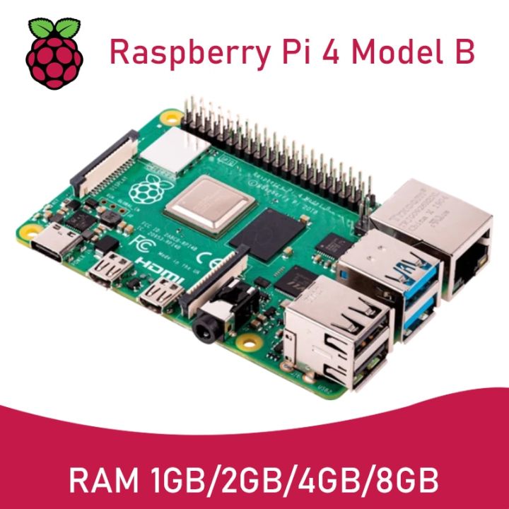 Raspberry Pi 4 Model B 1gb 2gb 4gb 8gb Ram อัปเกรดอย่างสมบูรณ์ Raspberry Pi 4b Th 0107