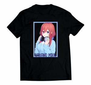 Baju Anime GO TOUBUN NO HANAYOME NAKANO MIKU GTB01# Kaos Anime KEREN