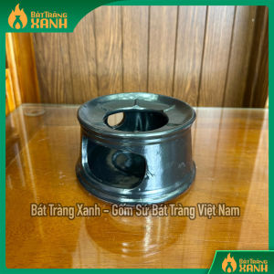 Chân Bếp Giữ Ấm/Bếp Đun Gốm Sứ Bát Tràng – Đế Hâm Nóng Ấm Trà Đồ Ăn Trà Sữa – Bếp Hâm Gốm
