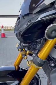 Motorcycle modification accessories Yamaha MT-09 SP 2021- Steering stability damping bracket titanium damper