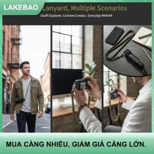 【LAKEBAO】 Túi 3 Có Thể Điều Chỉnh Cổ Dây Đeo Chống Mất Dây Đeo Crossbody Vai Vành Đai Cho An Toàn Truy Cập Trong Khi Thể Thao